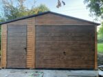 Garaż blaszany drewnopodobny 4,5m x 6m ID 1 - obrazek 4