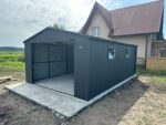 Garaż blaszany akrylowy 4m x 6m ID 10 - obrazek 4