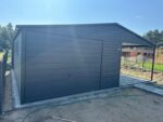 Garaż blaszany akrylowy 4m x 6m + Wiata 3m ID 7 - obrazek 3