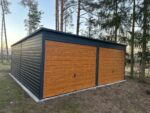 Garaż blaszany akrylowy 6m x 5,8m ID 8