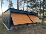 Garaż blaszany akrylowy 6m x 5,8m ID 8 - obrazek 2