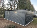 Garaż blaszany akrylowy 6m x 5,8m ID 8 - obrazek 4