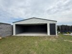 Garaż blaszany z bramą segmentową 8m x 6m ID 13 - obrazek 4