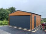Garaż blaszany z bramą segmentową 5m x 6m ID 11