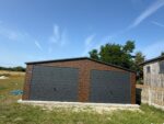 Garaż blaszany drewnopodobny 7m x 7m + Wiata ID 4 - obrazek 7