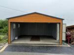 Garaż blaszany z bramą segmentową 5m x 6m ID 11 - obrazek 3
