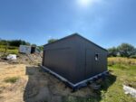 Garaż blaszany z bramą segmentową 6m x 5,8m ID 14