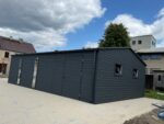 Garaż blaszany z bramą segmentową 6m x 9m ID 15 - obrazek 3