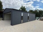 Garaż blaszany z bramą segmentową 6m x 9m ID 15 - obrazek 5