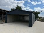 Garaż blaszany z bramą segmentową 6m x 9m ID 15 - obrazek 6