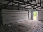 Garaż blaszany z bramą segmentową 8 m x 7 m ID 143 - obrazek 6