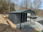 Domek blaszany 5m x 3m + Wiata 2m ID 35 - obrazek 4
