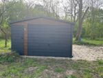 Garaż blaszany drewnopodobny 4m x 6m ID 62 - obrazek 5