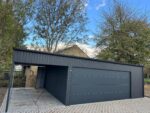 Garaż blaszany z bramą segmentową 7 m + 2,5 m x 5,5 m ID 133 - obrazek 2