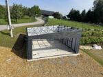 Garaż blaszany z bramą segmentową 5,8 m x 6 m ID 100 - obrazek 8
