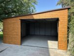 Garaż blaszany drewnopodobny 5m x 5,5m ID 69 - obrazek 2