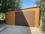 Garaż blaszany drewnopodobny 5m x 5,5m ID 69 - obrazek 3