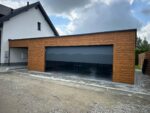 Garaż blaszany z bramą segmentową 8 m x 7 m + Wiata 3m ID 142 - obrazek 3