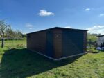 Garaż blaszany drewnopodobny 4m x 6m ID 63 - obrazek 6