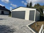 Garaż blaszany z bramą segmentową 7 m x 6 m ID 135 - obrazek 3
