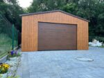 Garaż blaszany z bramą segmentową 5 m x 6 m ID 101 - obrazek 2