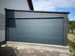 Garaż blaszany z bramą segmentową 5 m x 6 m ID 104