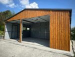 Garaż blaszany drewnopodobny 7 m x 5 m ID 79 - obrazek 4