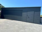 Domek blaszany z bramą segmentową 8m x 3,5m ID 36 - obrazek 4
