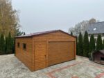 Garaż blaszany z bramą segmentową 5 m x 6 m ID 102 - obrazek 5