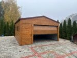 Garaż blaszany z bramą segmentową 5 m x 6 m ID 102 - obrazek 2