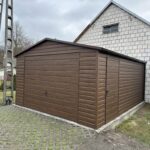 Garaż blaszany drewnopodobny 4m x 5m ID 60