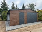 Garaż blaszany drewnopodobny 5m x 5,5m ID 68