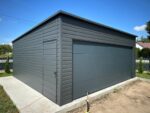 Garaż blaszany z bramą segmentową 6 m x 5,8 m ID 118 - obrazek 6