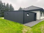 Garaż blaszany z bramą segmentową 6 m x 9 m ID 130 - obrazek 10