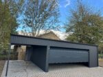 Garaż blaszany z bramą segmentową 7 m + 2,5 m x 5,5 m ID 133 - obrazek 6