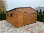 Garaż blaszany z bramą segmentową 5 m x 6 m ID 102