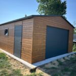 Garaż blaszany z bramą segmentową 5 m x 6 m ID 103