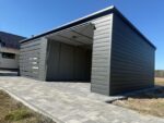 Domek blaszany 4m x 4,5m + Wiata 3m ID 36 - obrazek 6