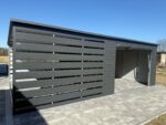 Domek blaszany 4m x 4,5m + Wiata 3m ID 36 - obrazek 3