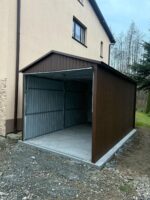Garaż blaszany drewnopodobny 3m x 5m ID 58 - obrazek 3