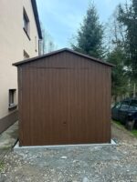 Garaż blaszany drewnopodobny 3m x 5m ID 58 - obrazek 2