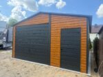 Garaż blaszany drewnopodobny 5m x 7m ID 70 - obrazek 5