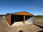 Garaż blaszany drewnopodobny 6 m x 5,8 m ID 74 - obrazek 4