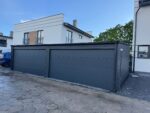 Garaż blaszany z bramą segmentową 10 m x 5,8 m ID 145