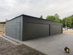 Garaż blaszany z bramą segmentową 12 m x 6 m ID 147