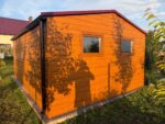 Garaż blaszany drewnopodobny 4m x 5,5m ID 61 - obrazek 6