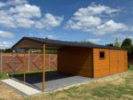 Domek blaszany 6m x 4m + Wiata 4m ID 33 - obrazek 6