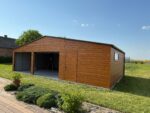 Garaż blaszany z bramą segmentową 10 m x 6 m ID 146 - obrazek 4