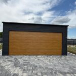 Garaż blaszany z bramą segmentową 6 m x 5,8 m ID 123