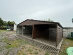 Garaż blaszany drewnopodobny 6 m x 6 m + 3m ID 75 - obrazek 2